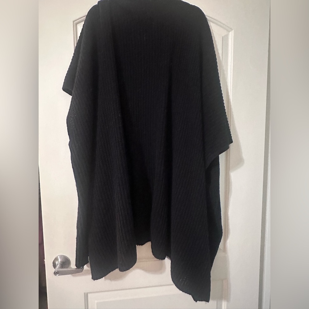 Aerie Cozy Black Knit Top